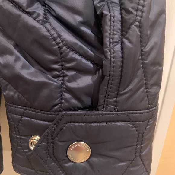 BURBERRY MEN’S GRANSWORTH NAVY BLUE DIAMOND NOVA CHECK COAT - Picture 5 of 15